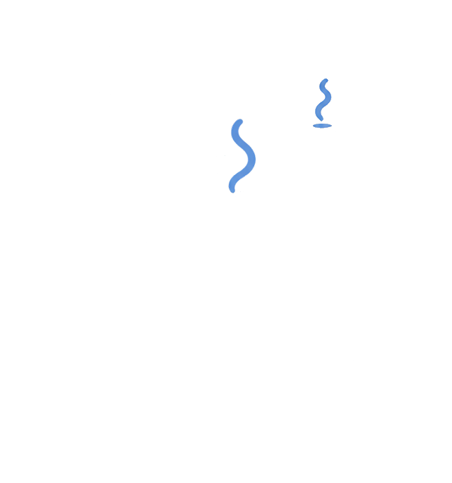 Dos personas conversando con un café
